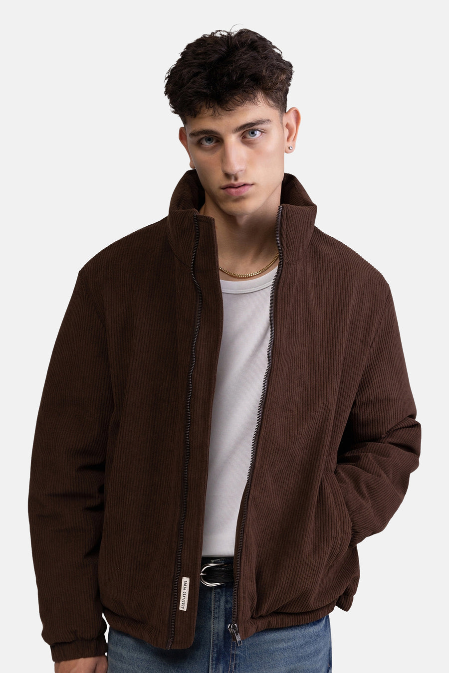 Korte jas - bruin
