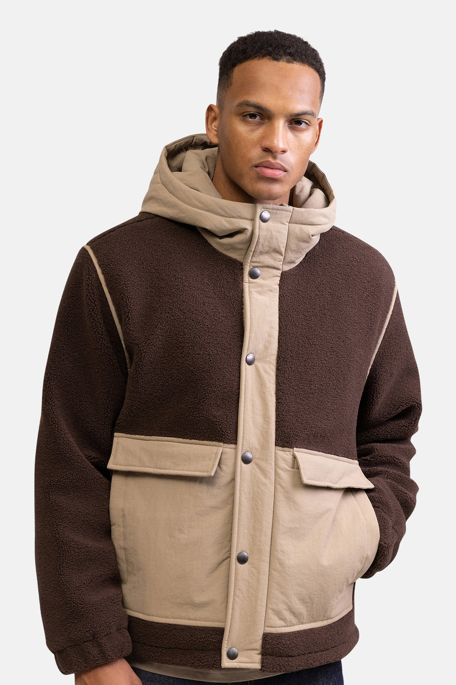 Korte jas - bruin