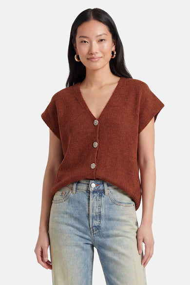 Gilet - brique