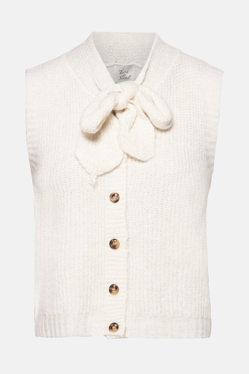 Cardigan Écru - Terra di Siena