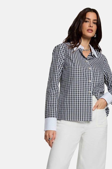 Chemise à manches longues - noir