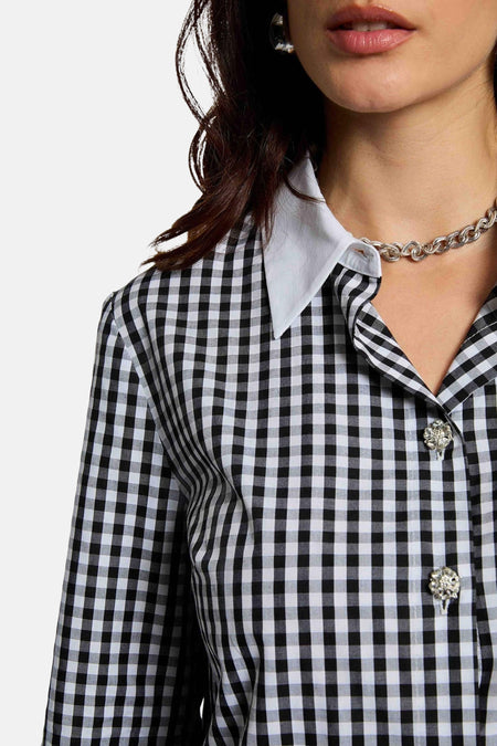 Hemd met lange mouwen - zwart