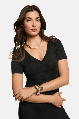 T-shirt met korte mouwen - zwart