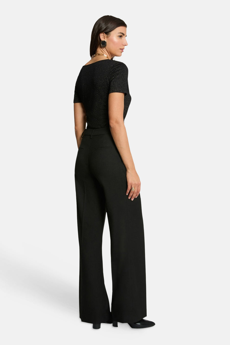 T-shirt met korte mouwen - zwart