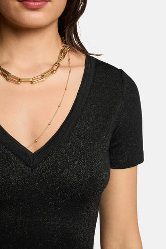 T-shirt met korte mouwen - zwart