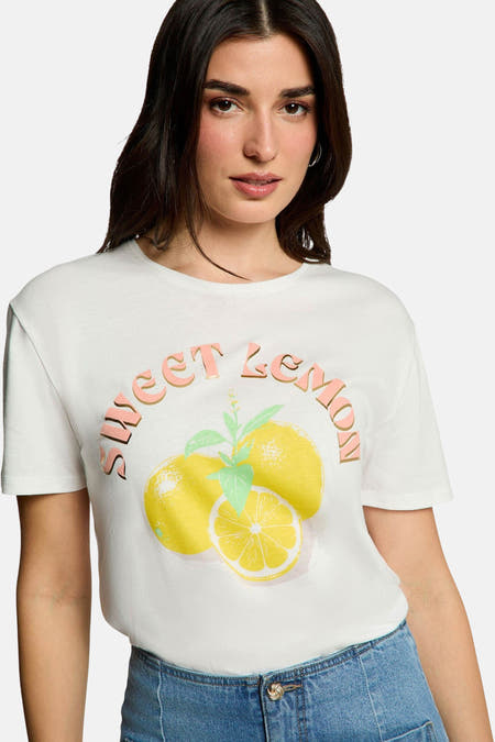 T-shirt (korte mouwen) wit - Morgan De Toi