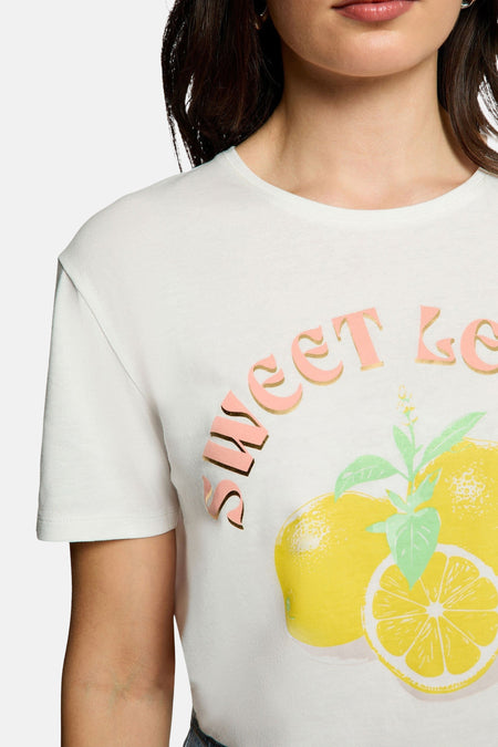 T-shirt (korte mouwen) wit - Morgan De Toi