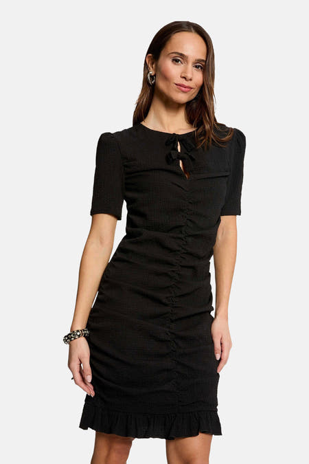 Robe à manches courtes - noir