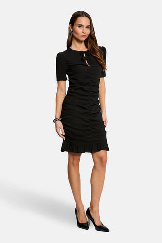 Kleedje met korte mouwen - zwart