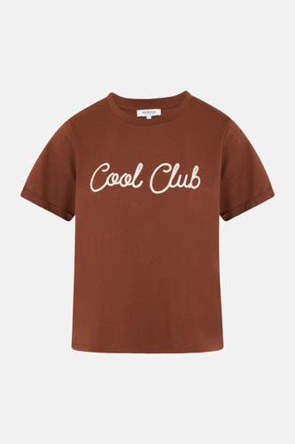 Top uni manche courte brun - Morgan De Toi