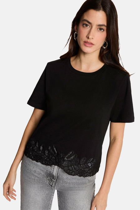 T-shirt met korte mouwen - zwart