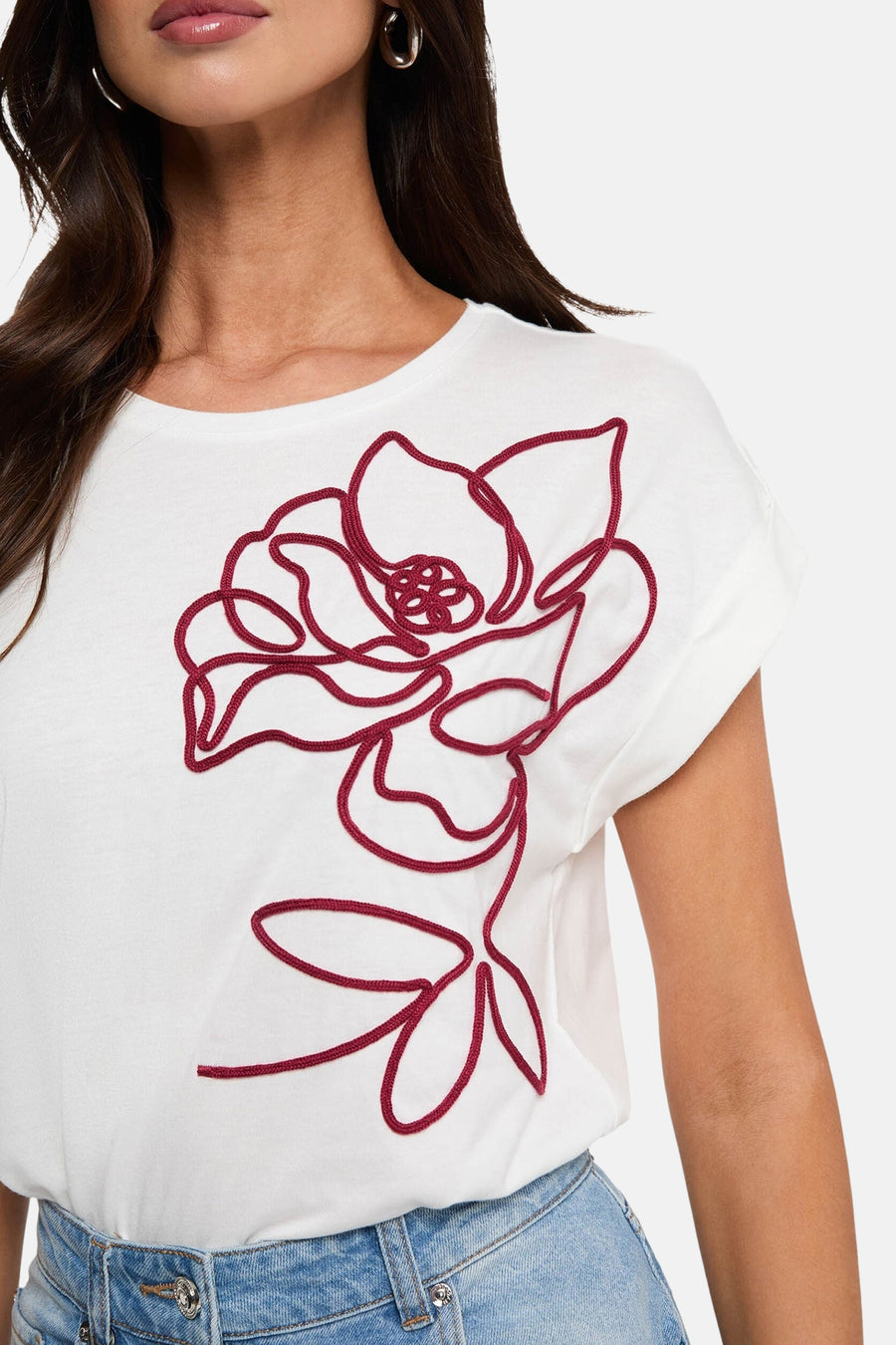 T-shirt à manches courtes - blanc