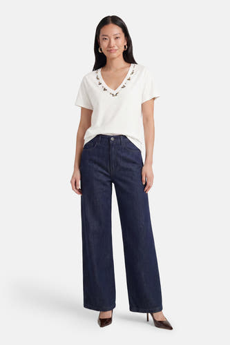 T-shirt met korte mouwen - BLANC