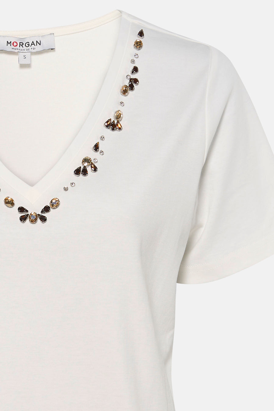 T-shirt met korte mouwen - BLANC