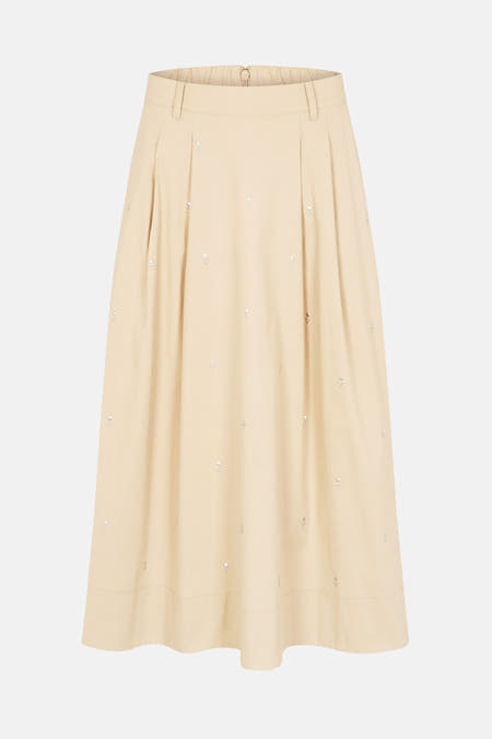 Jupe longue - beige
