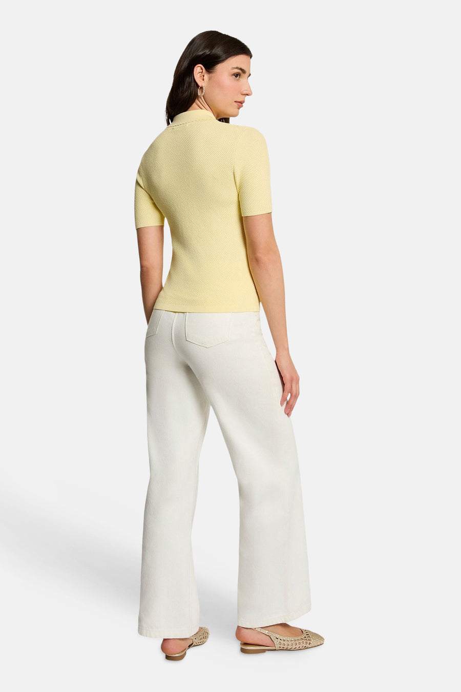 Pull O-hals - geel