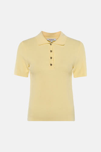 Pull O-hals - geel