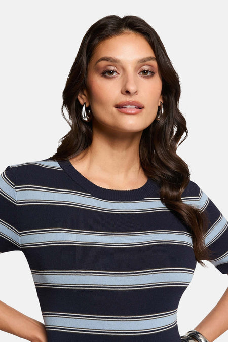 Pulls met korte mouwen blauw - Morgan De Toi