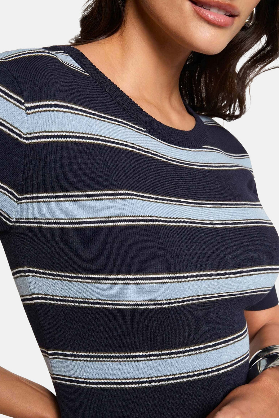 Pulls à manches courtes bleu - Morgan De Toi