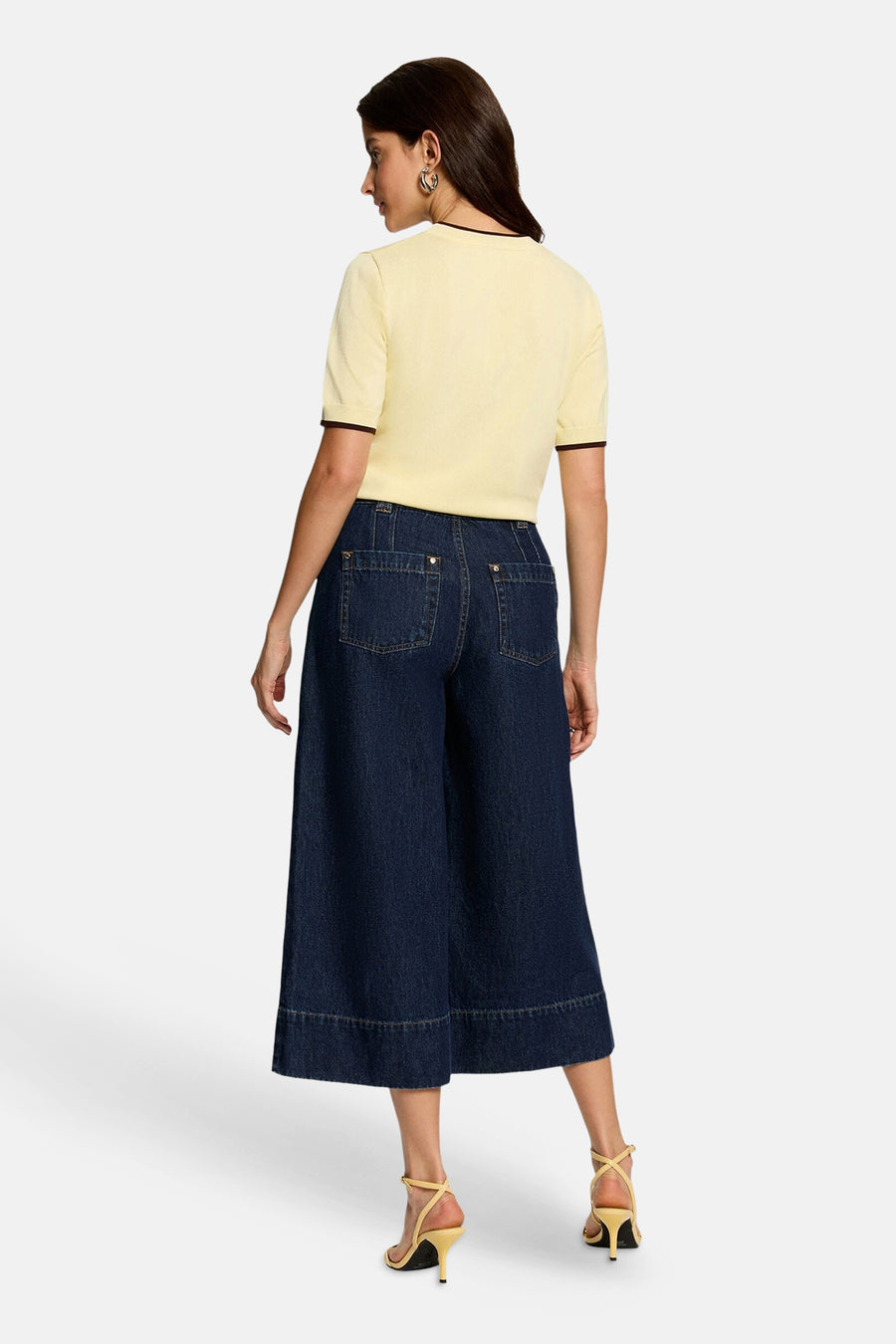 Pull O-hals - JAUNE PASTEL