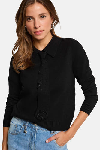 Pull col O noir - Morgan De Toi