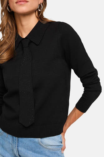Pull col O noir - Morgan De Toi