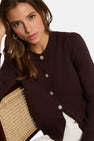 Cardigan - MARRON FONCÉ