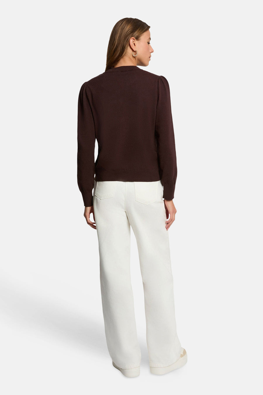 Cardigan - MARRON FONCÉ