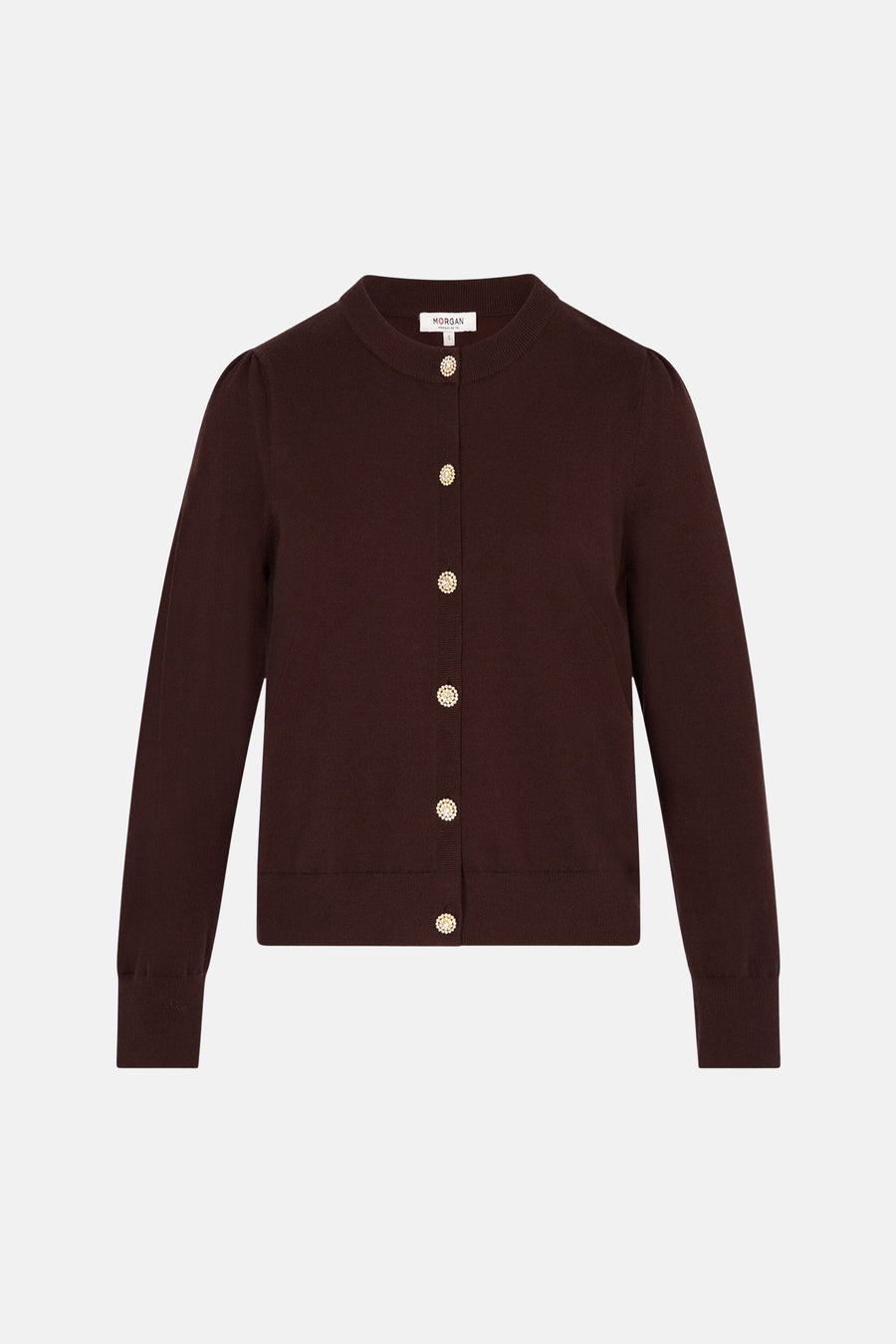 Cardigan - MARRON FONCÉ