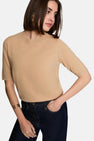 Trui met ronde hals beige - Morgan De Toi