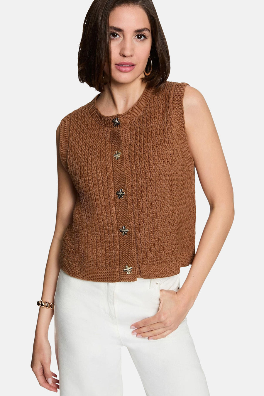 Gilet sans manches - brun