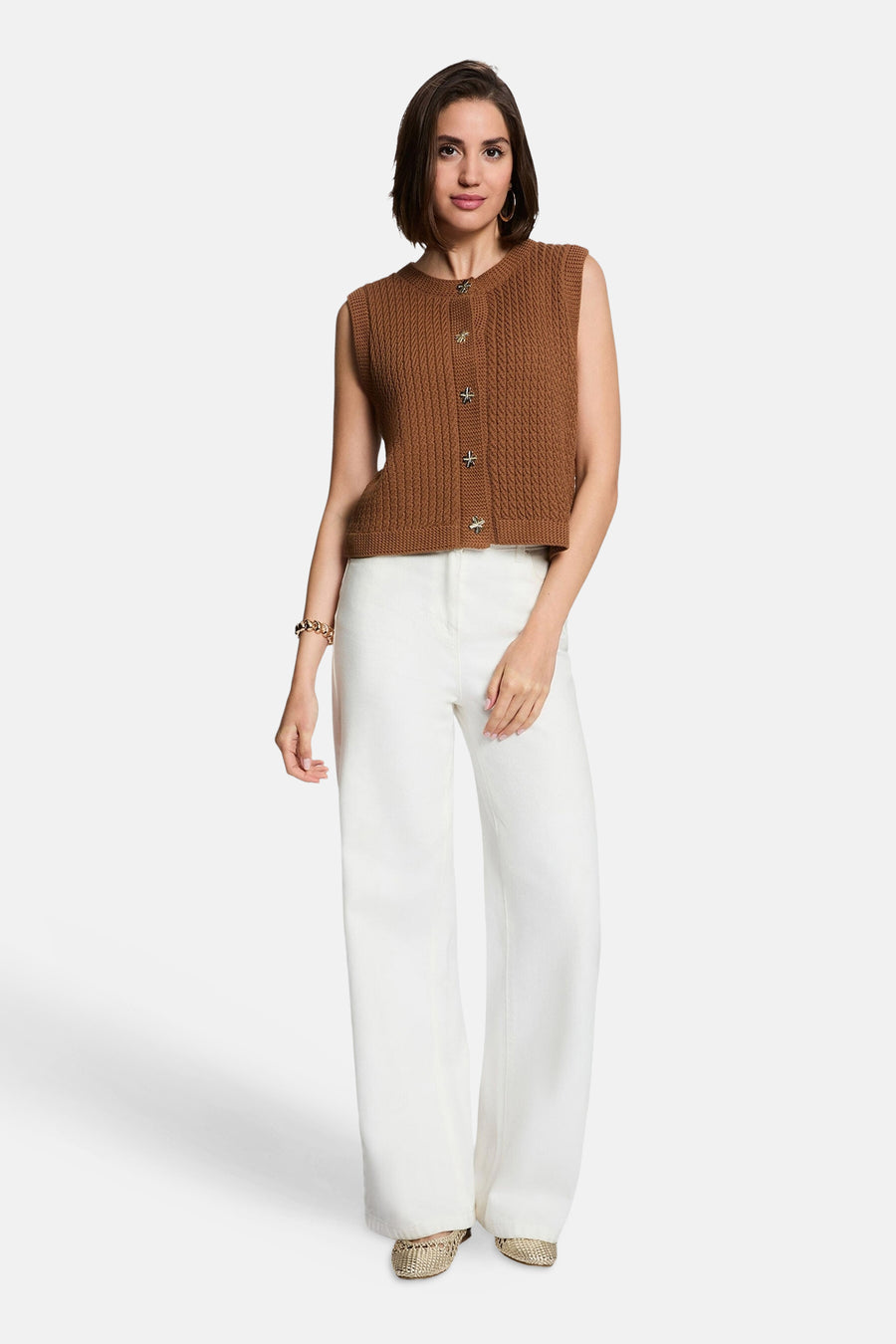 Gilet sans manches - brun