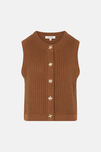Gilet sans manches - brun