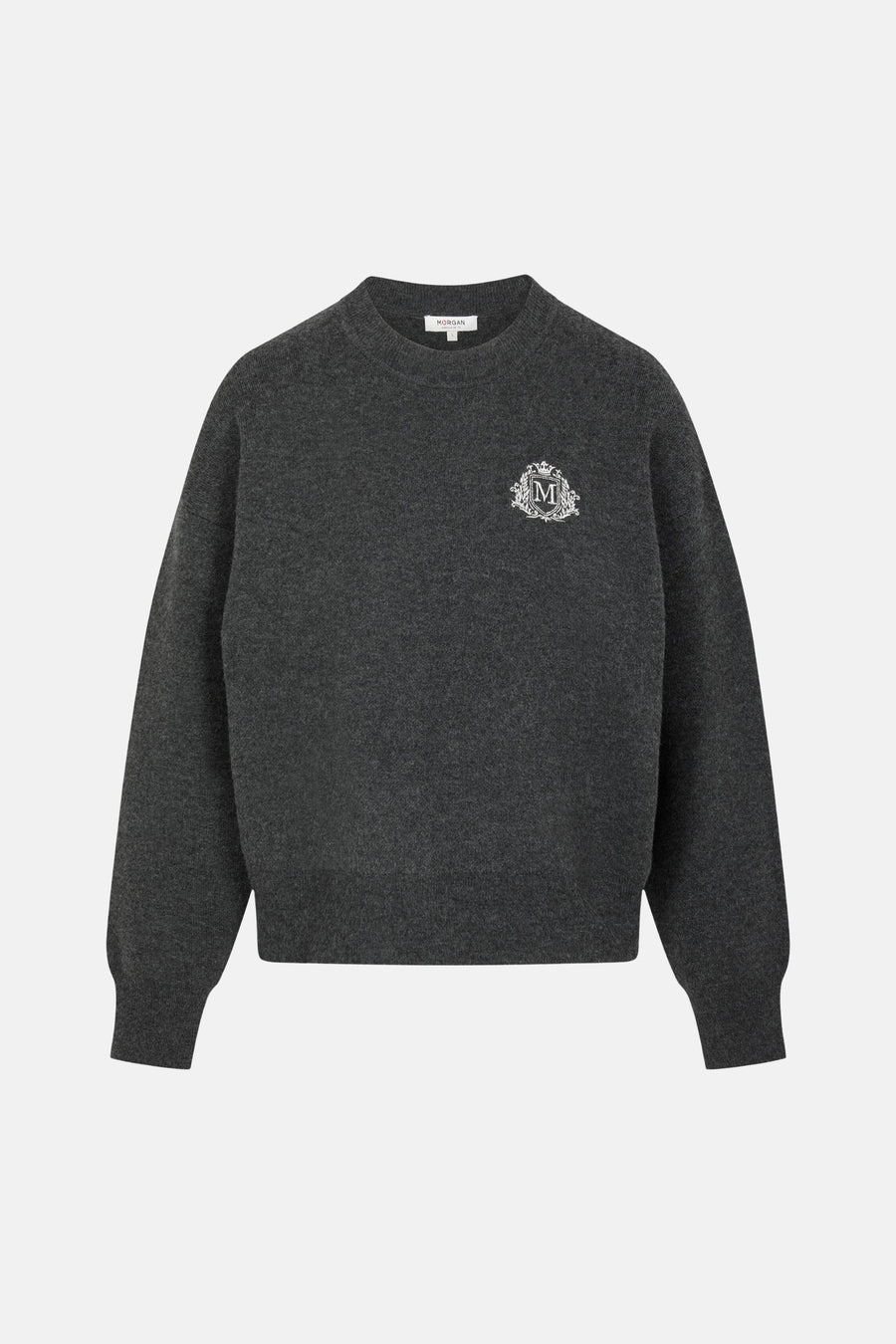 Pull col O gris - Morgan De Toi