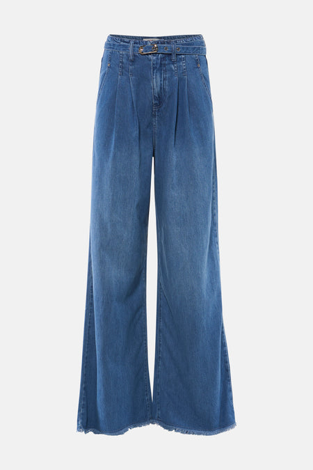 Jeans wide mid blue denim - Morgan De Toi