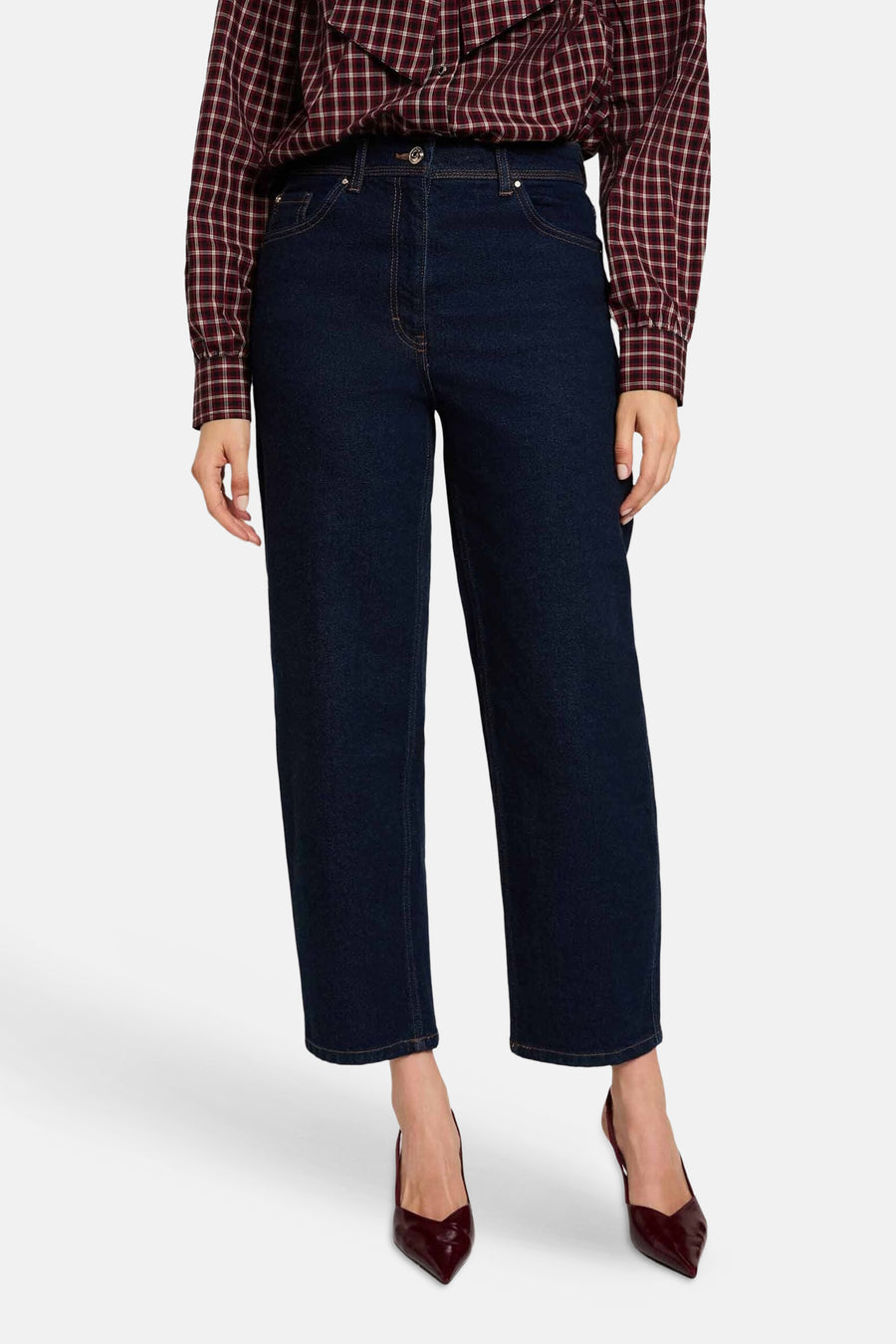 Jeans coupe spécial dark blue denim - Morgan De Toi