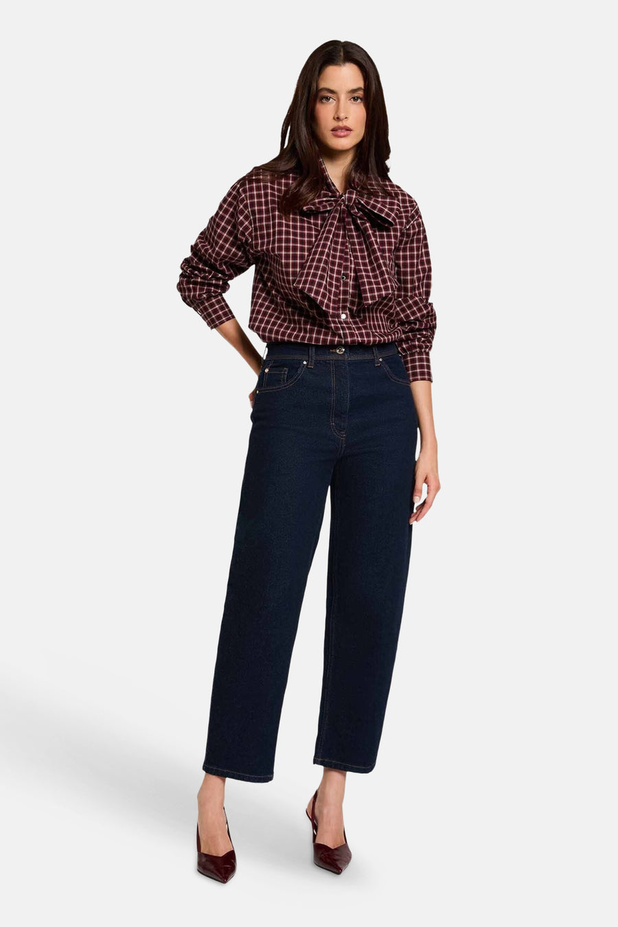 Jeans coupe spécial dark blue denim - Morgan De Toi