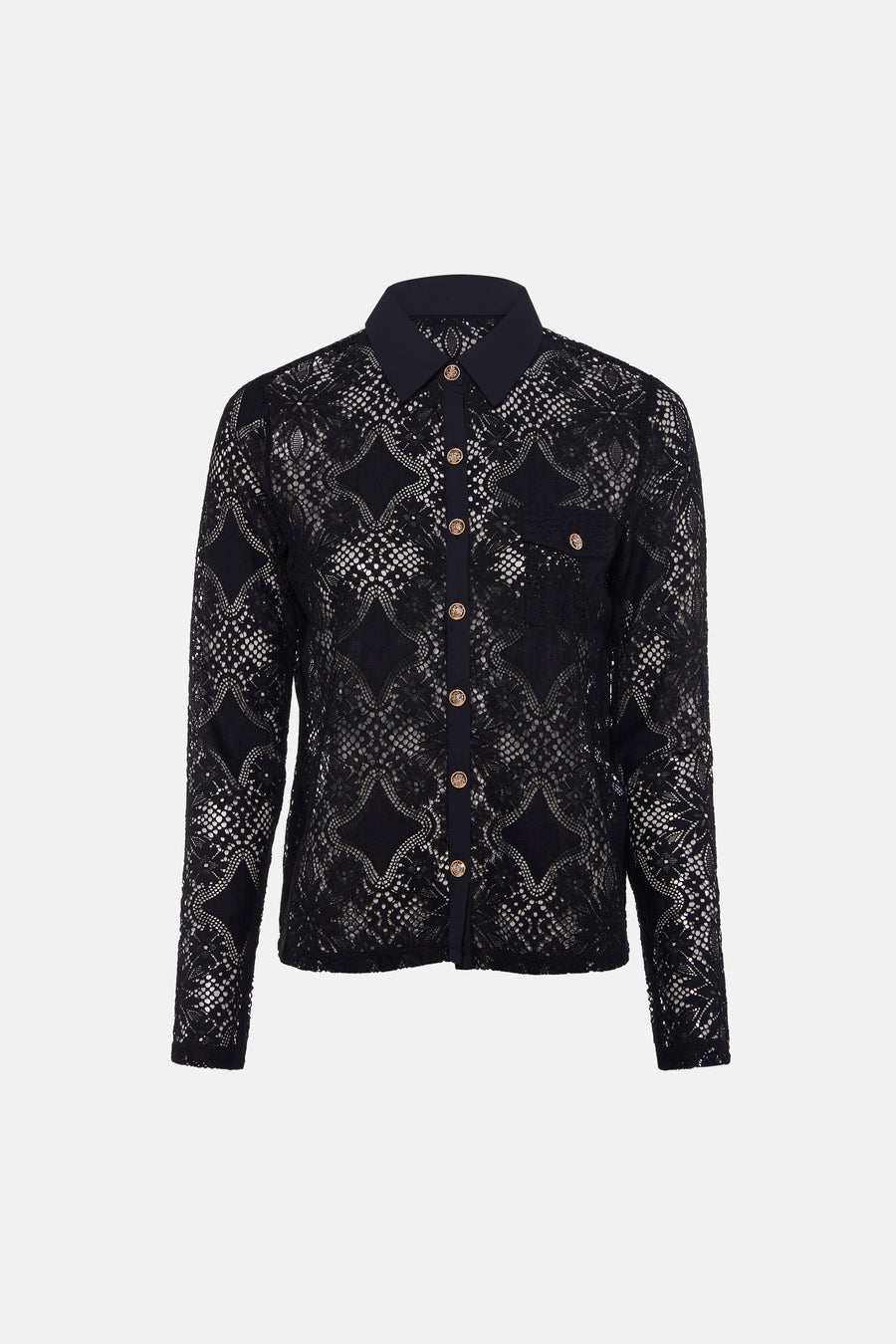 Blouse (lange mouwen) zwart - Morgan De Toi