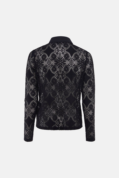 Blouse met lange mouwen - zwart