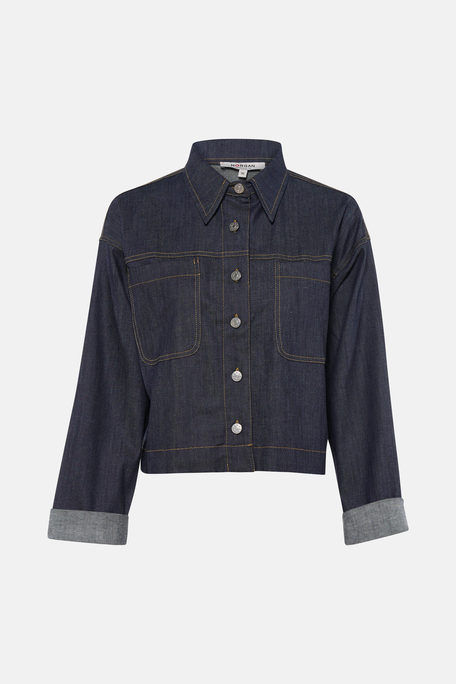 Jeanshemd dark blue denim - Morgan De Toi
