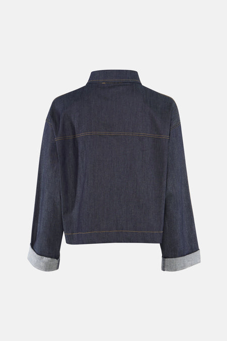 Jeanshemd - dark blue denim