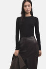 T-shirt met lange mouwen - zwart