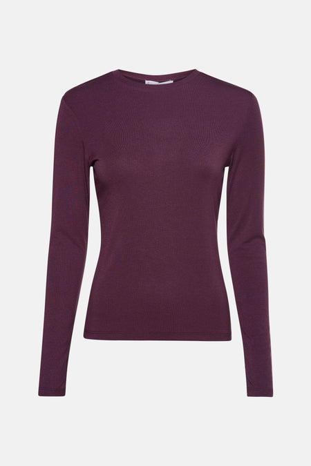 T-shirt à manches longues - bordeaux