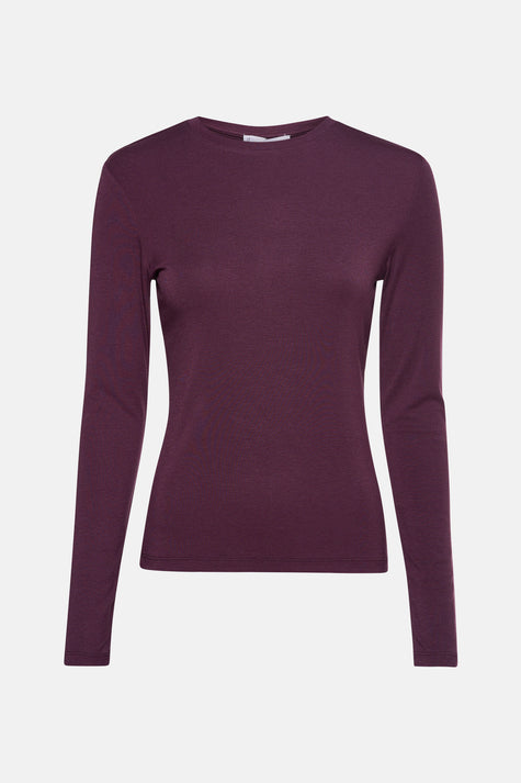 T-shirt à manches longues - bordeaux
