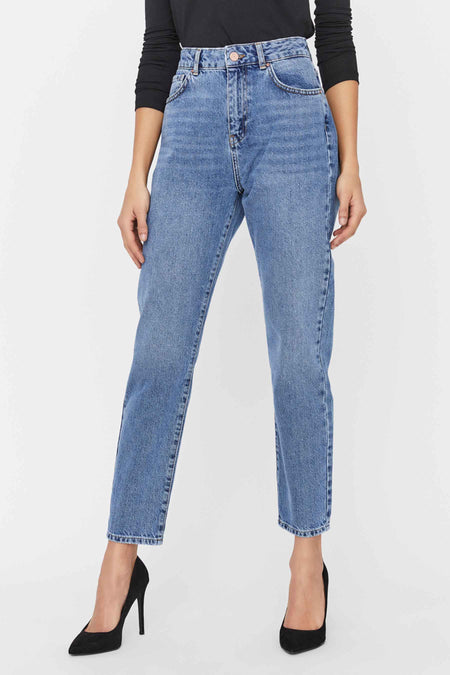 Mom Jeans Mid blue denim - NOISY MAY
