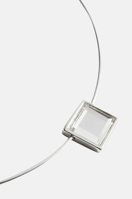 Korte halsketting - zilver