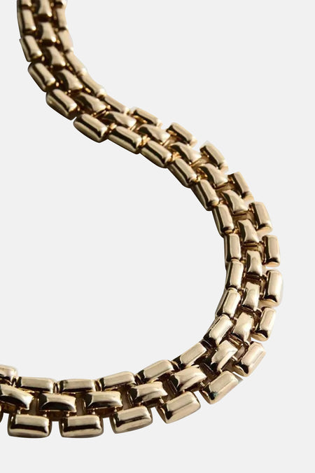 Korte halsketting - goud