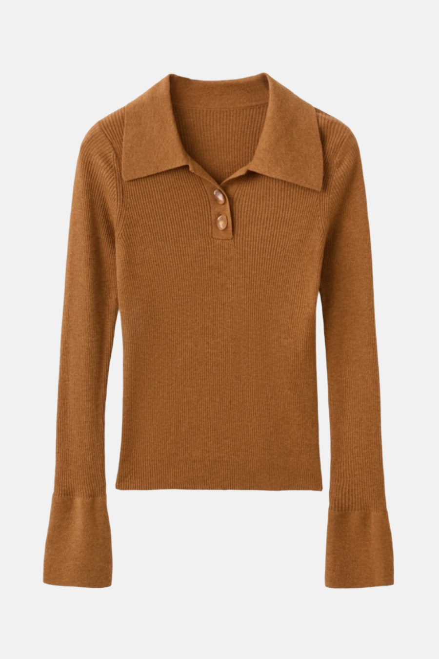 Pull à col rond - brun - MANGO - 5