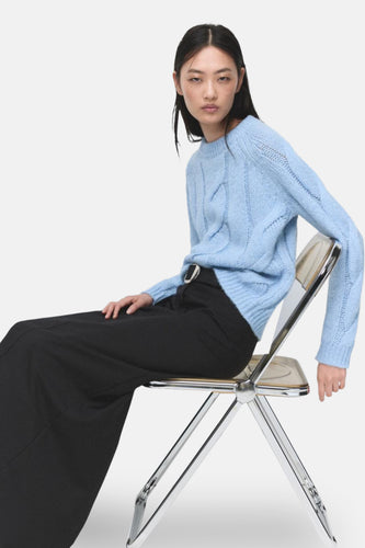 Pull col O bleu - MANGO - MANGO - 5