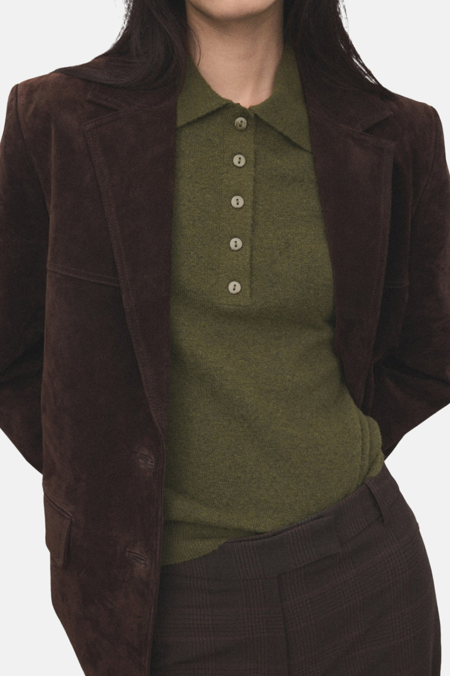 Pull à col rond - kahki - MANGO - 4